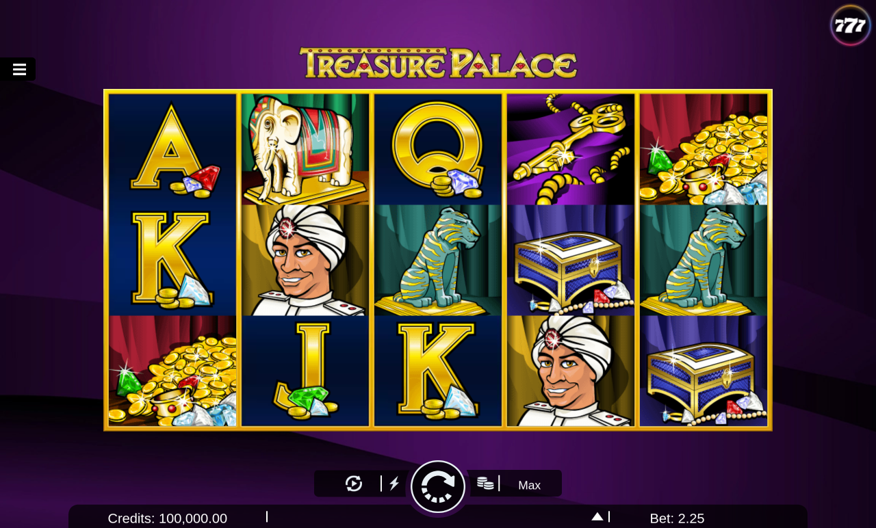 Treasure Palace base game