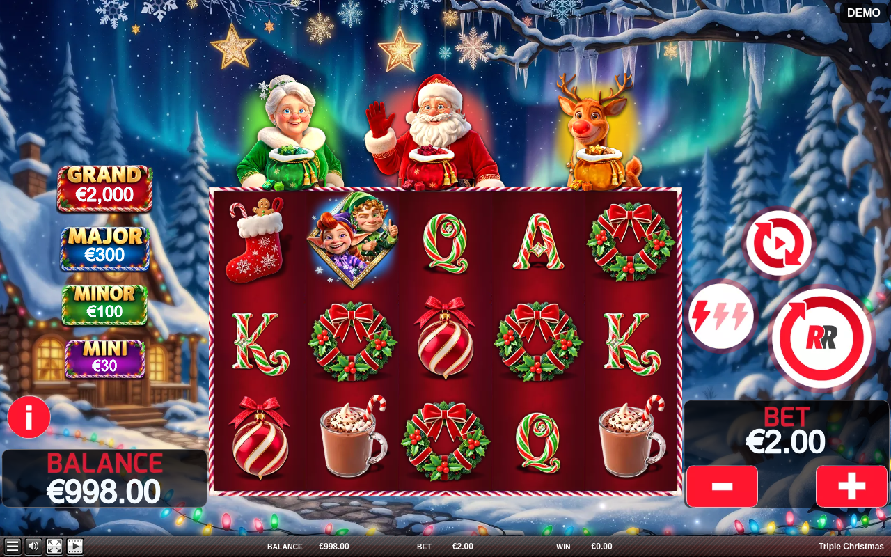 Triple Christmas gameplay