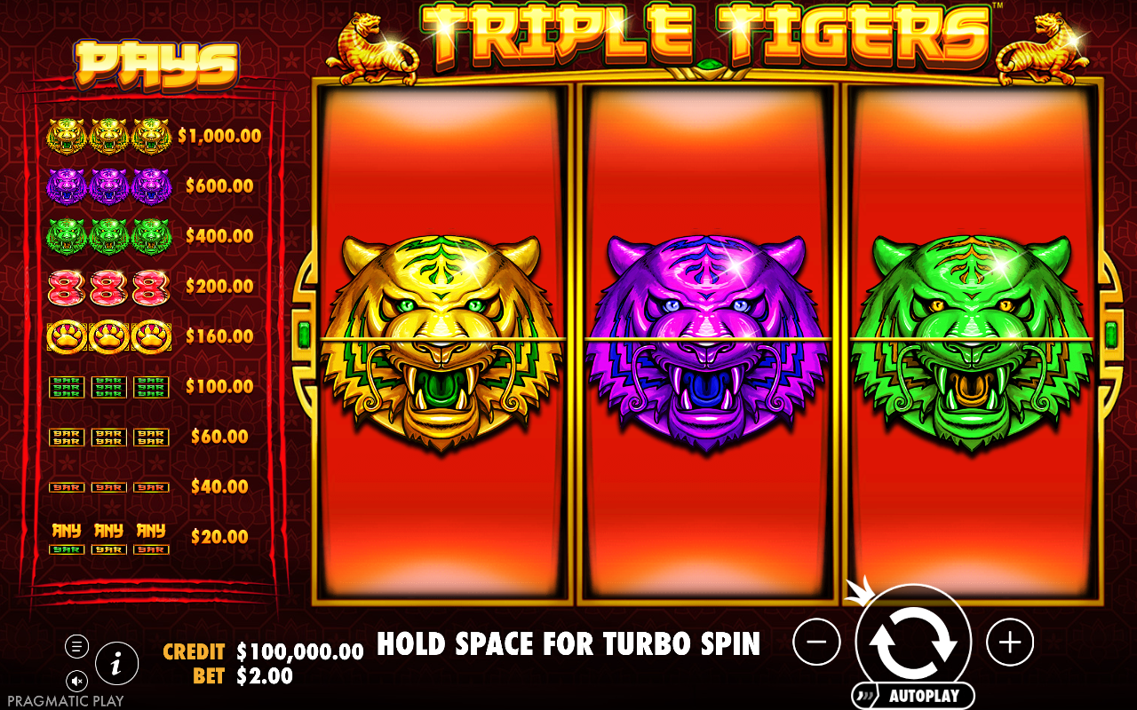 Triple Tigers base game