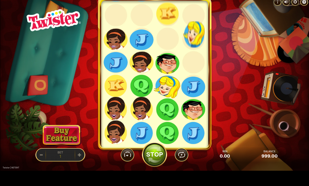 Twister gameplay during play