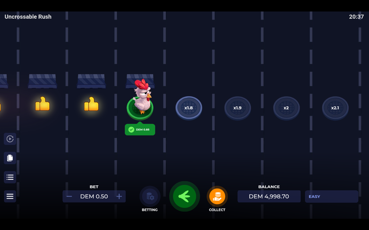 Uncrossable Rush gameplay