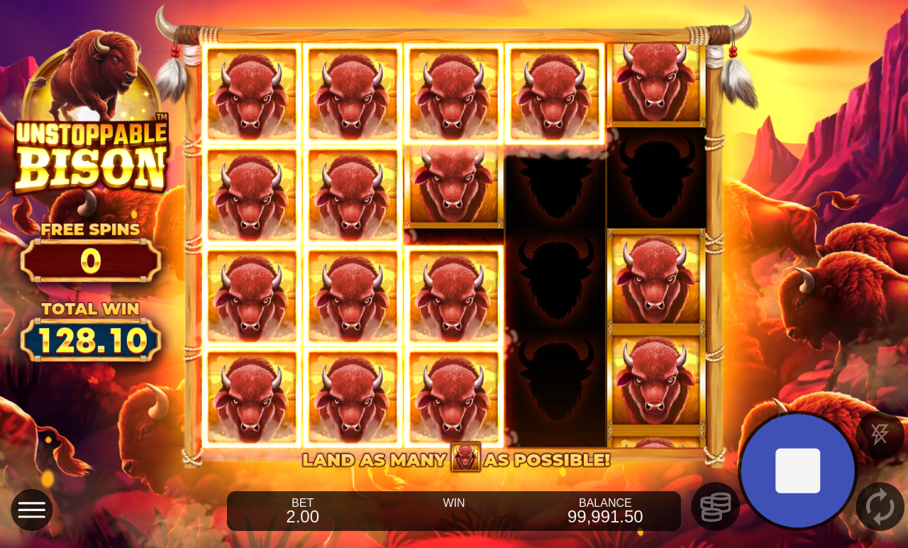 Unstoppable Bison gameplay