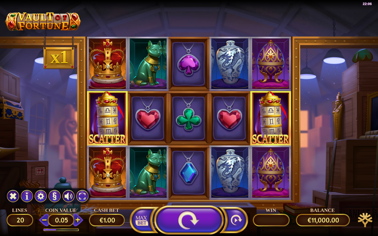 Vault of Fortune base game