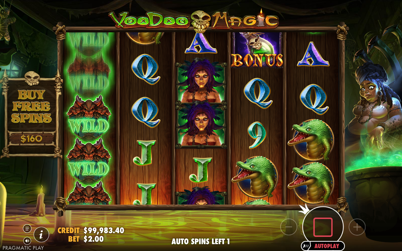Voodoo Magic gameplay