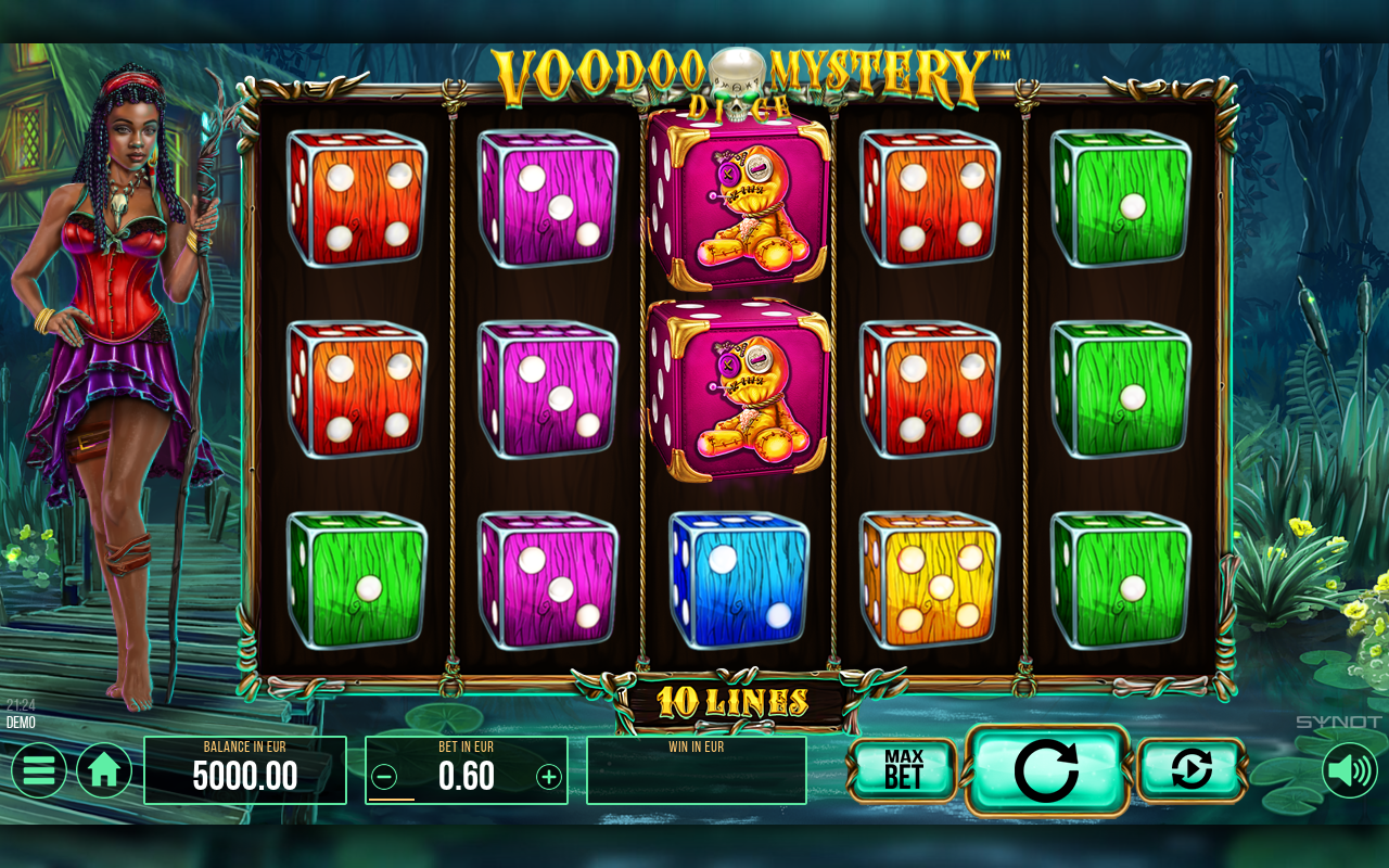 Voodoo Mystery Dice base game