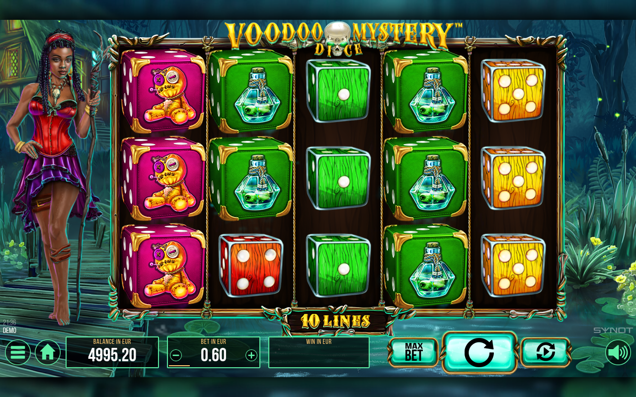 Voodoo Mystery Dice gameplay