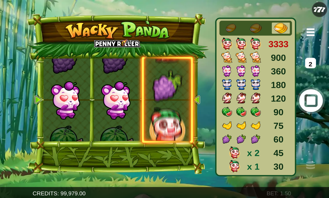Wacky Panda gameplay