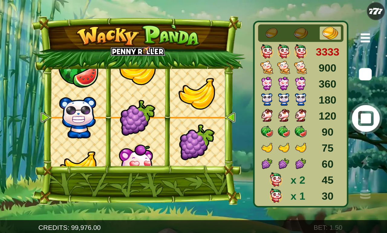 Wacky Panda gameplay