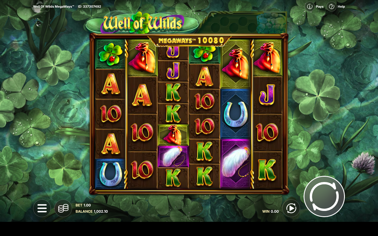 Well of Wilds Megaways gameplay