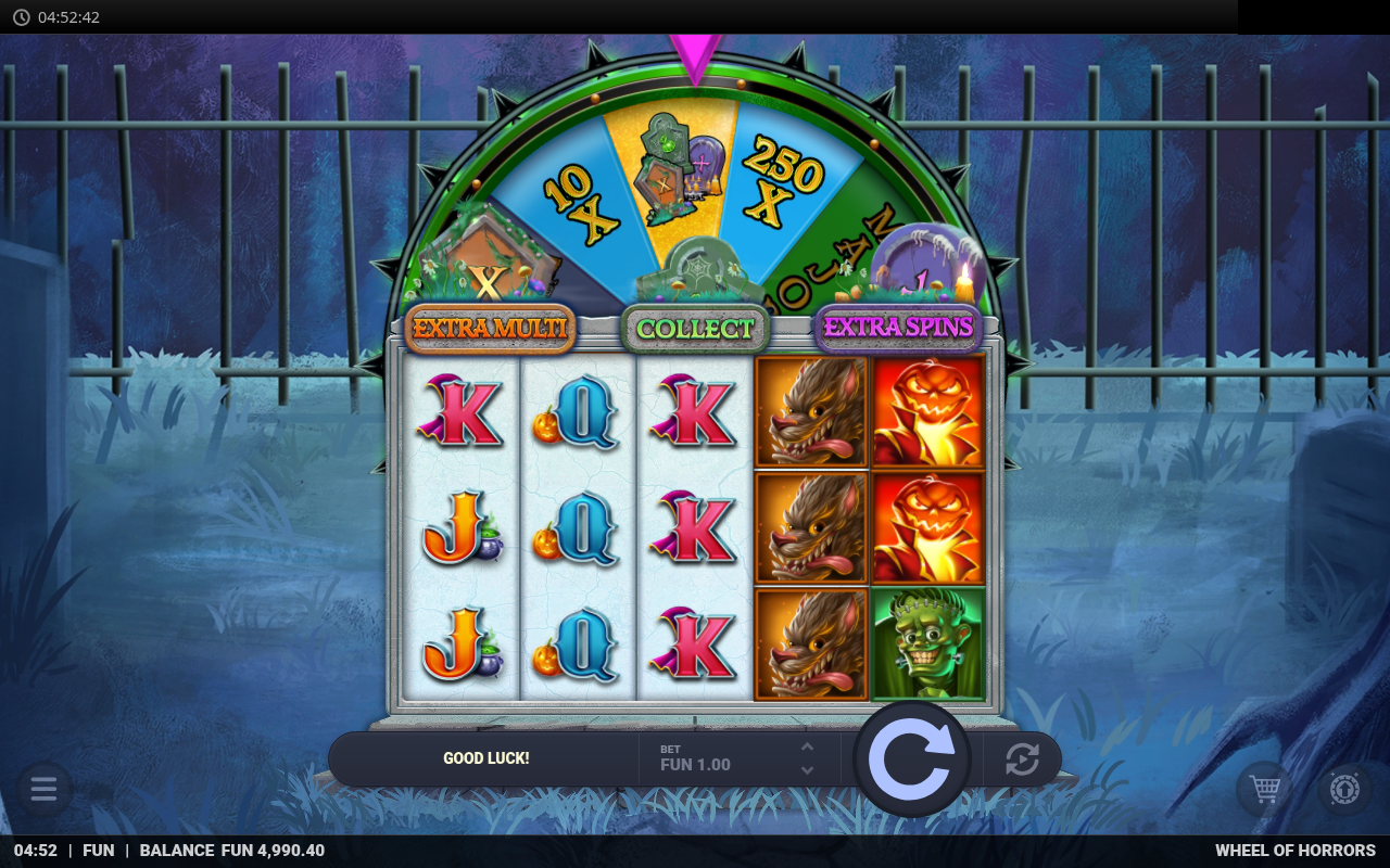Wheel of Horrors gameplay