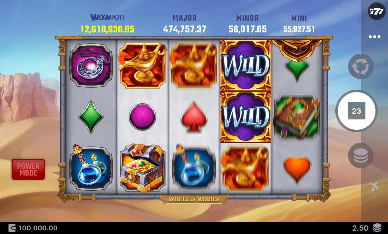Wheel of Wishes gameplay