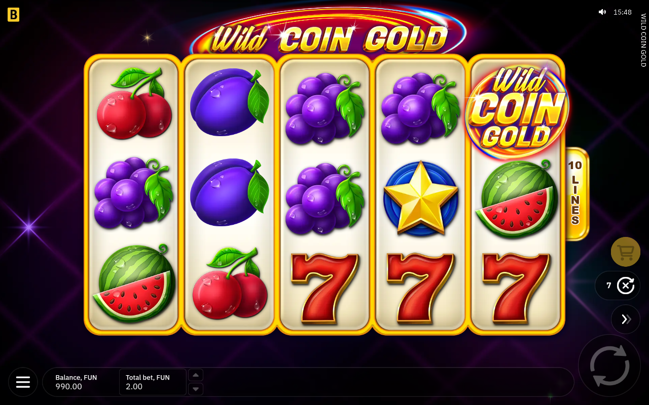 Wild Coin Gold gameplay