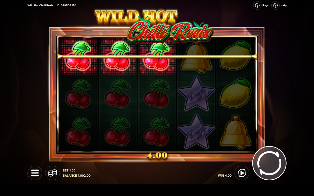 Wild Hot Chilli Reels gameplay