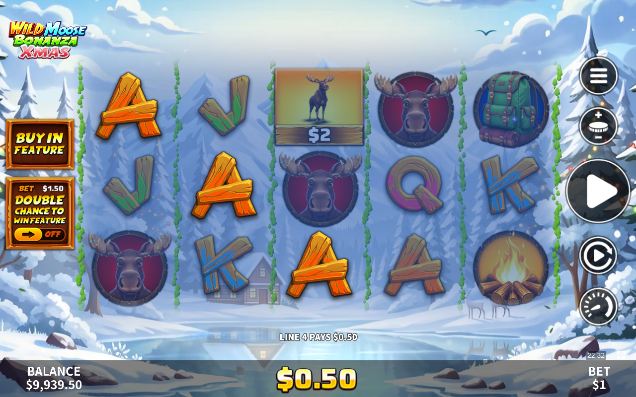 Wild Moose Bonanza Xmas gameplay