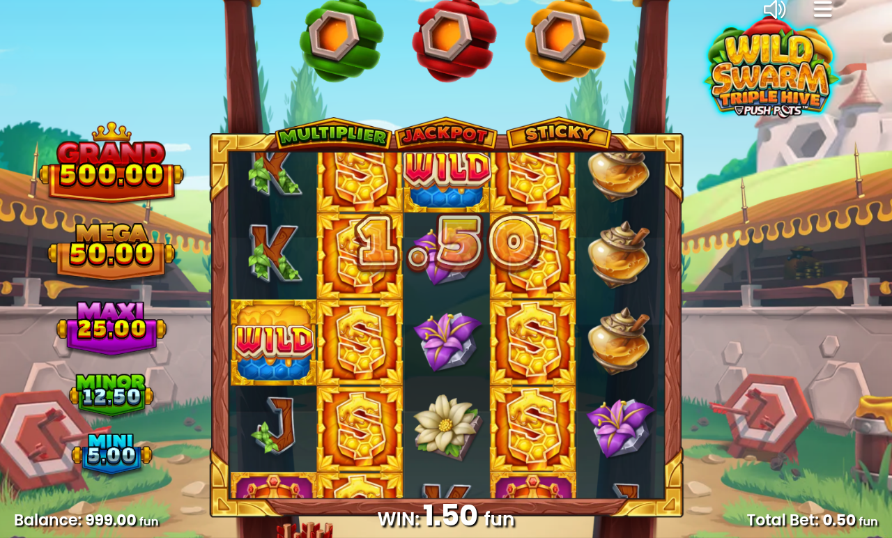 Wild Swarm Triple Hive gameplay