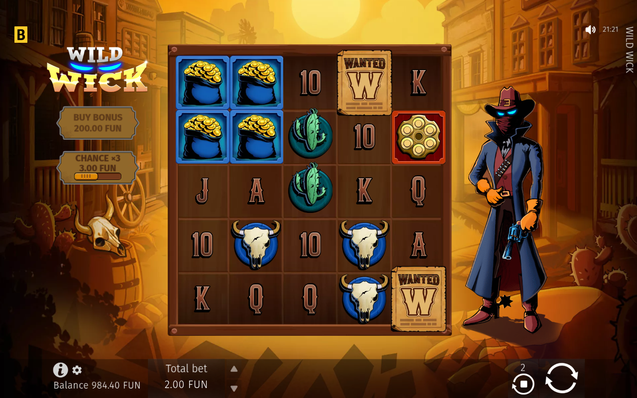 Wild Wick base game