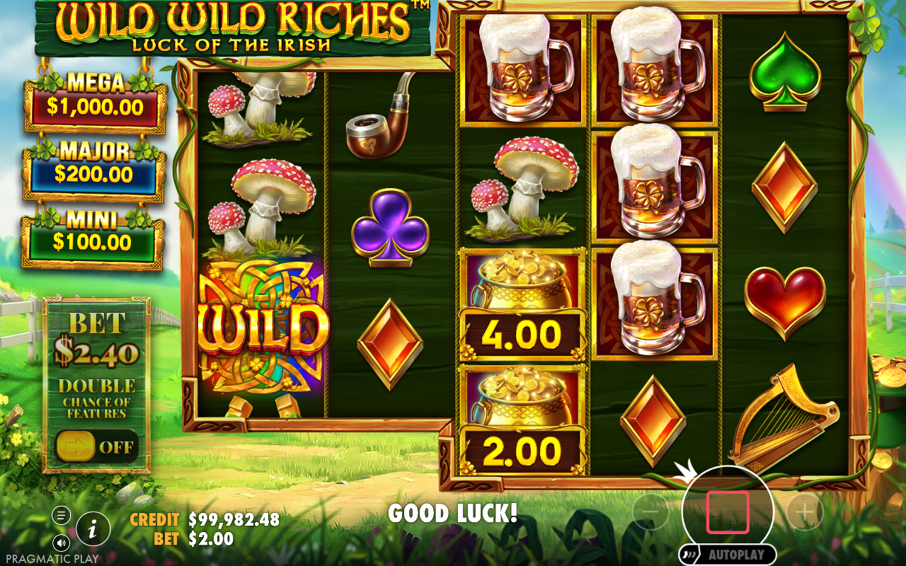 Wild Wild Riches gameplay