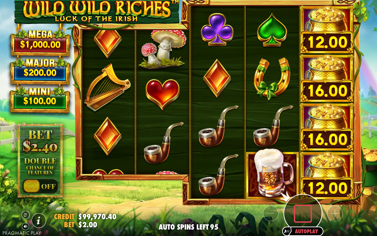 Wild Wild Riches gameplay