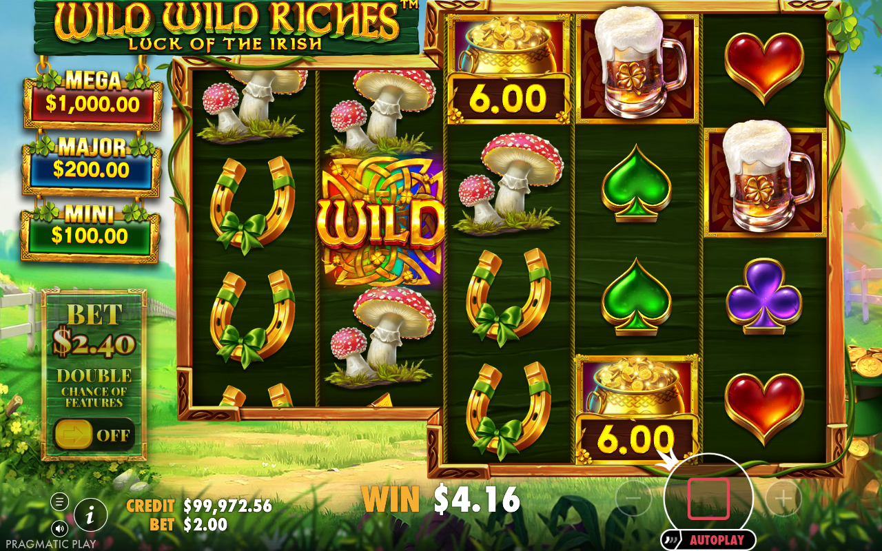 Wild Wild Riches base game