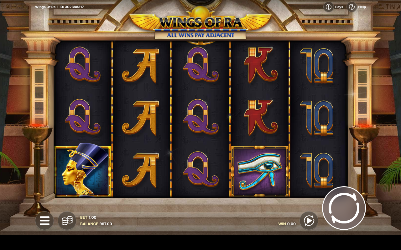 Wings of Ra gameplay