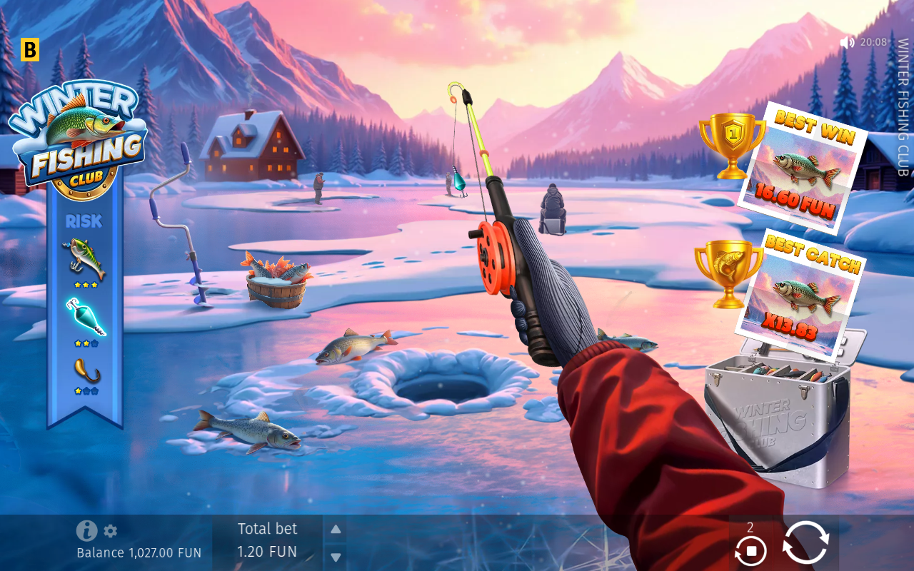 Winter Fishing Club gameplay