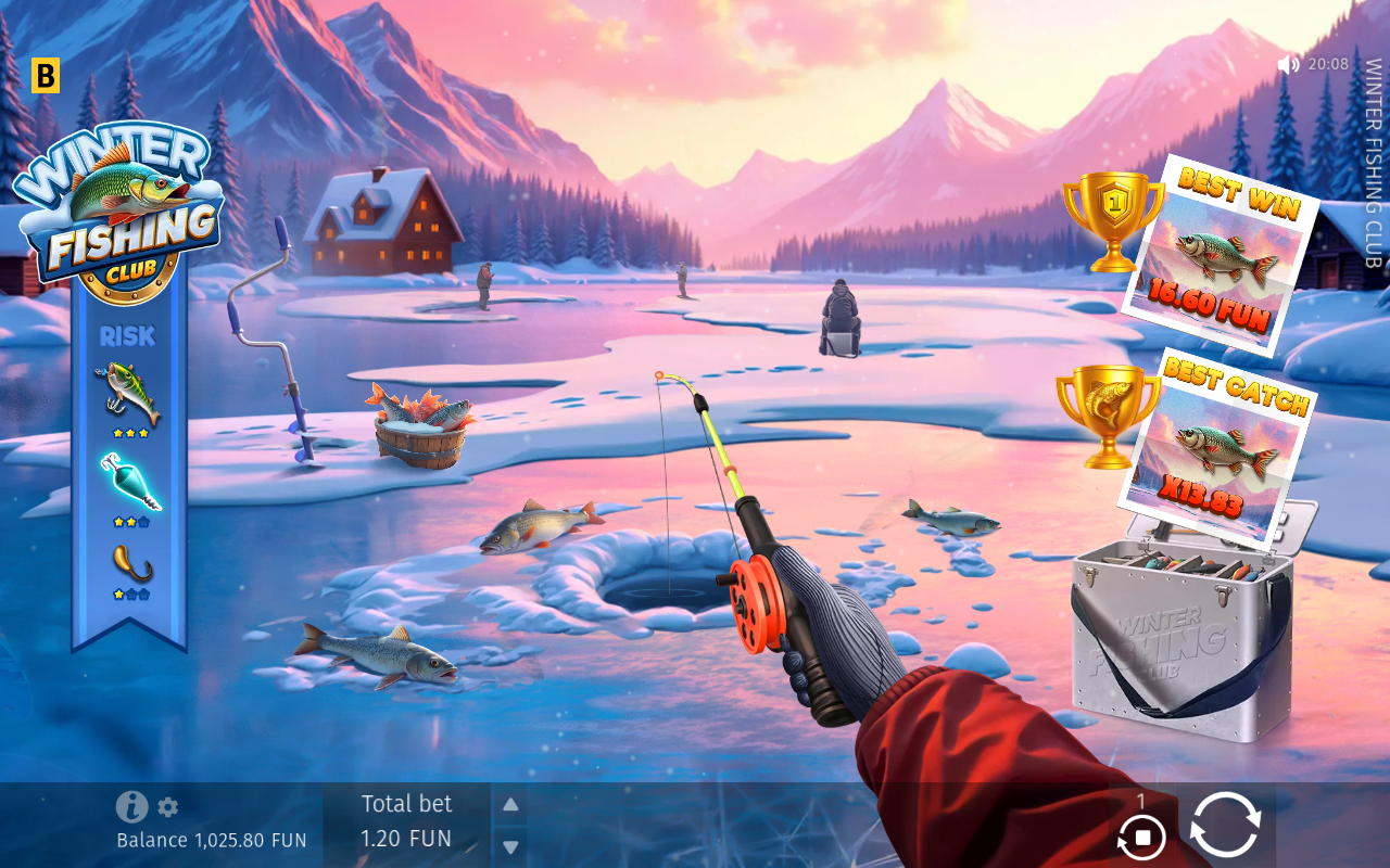 Winter Fishing Club gameplay