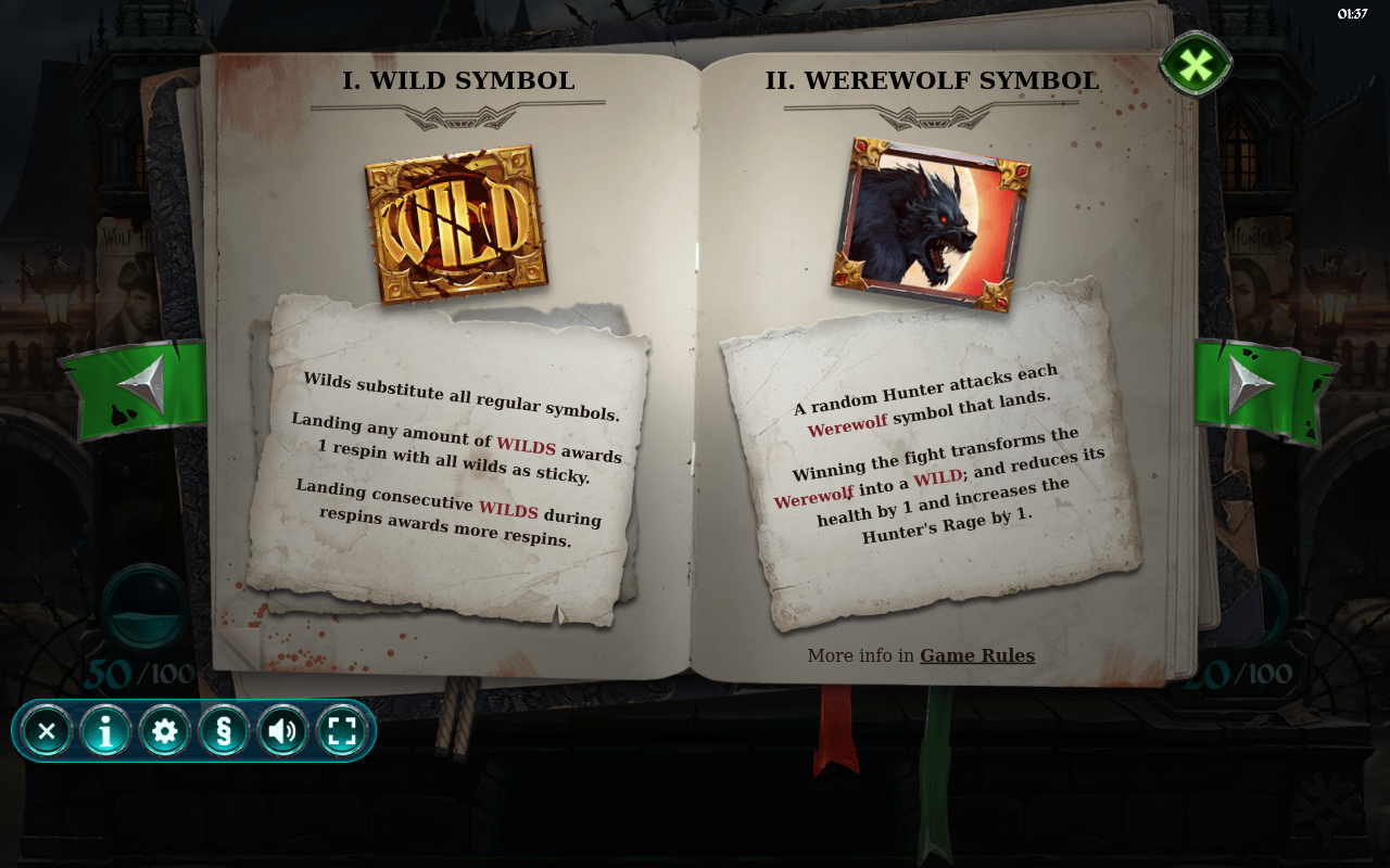 Wolf Hunters wild and werewolf rules