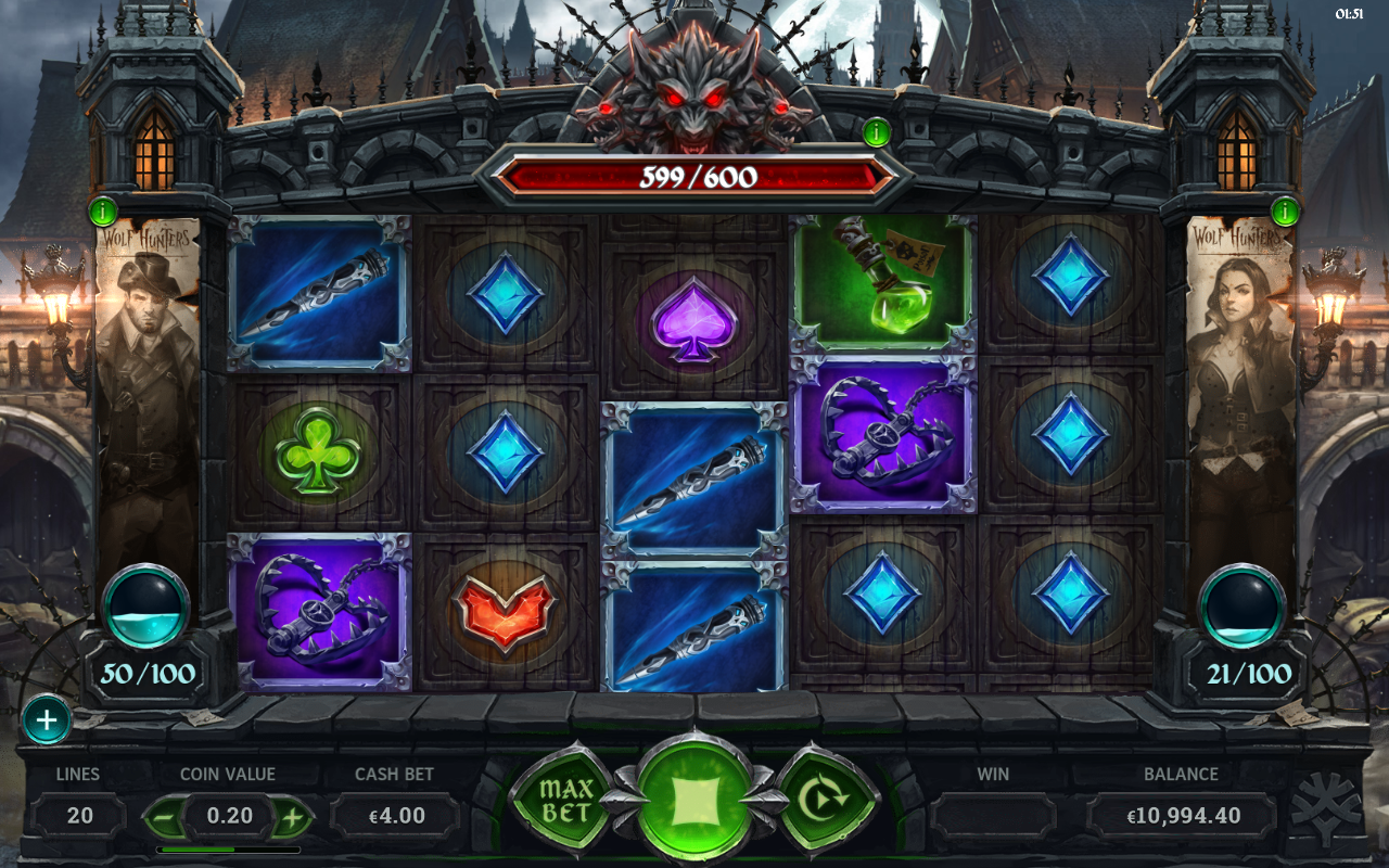 Wolf Hunters free spins gameplay