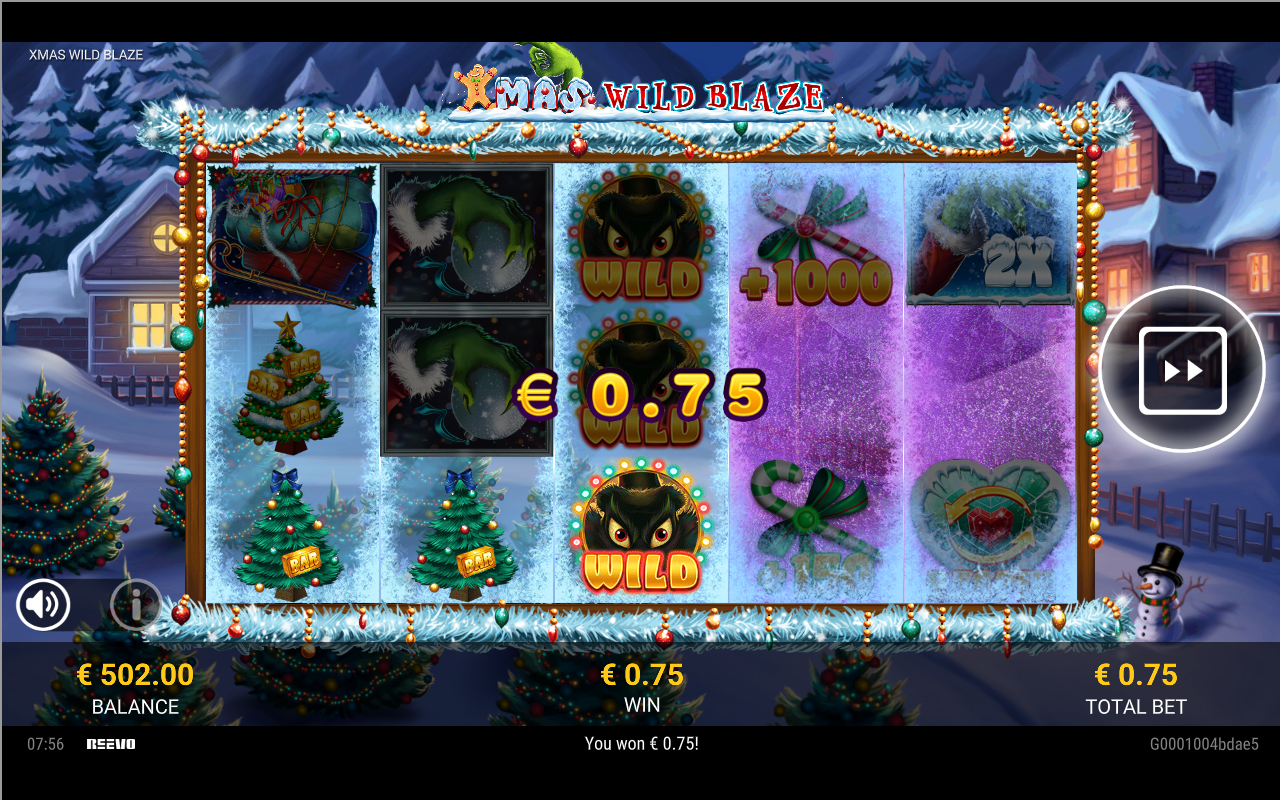 Xmas Wild Blaze gameplay