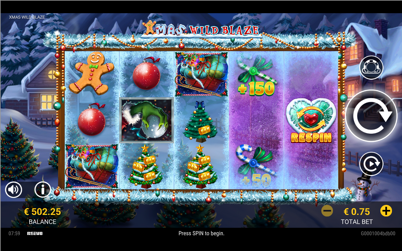 Xmas Wild Blaze gameplay