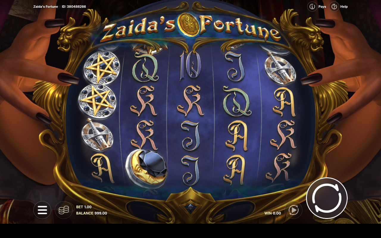 Zaida's Fortune gameplay