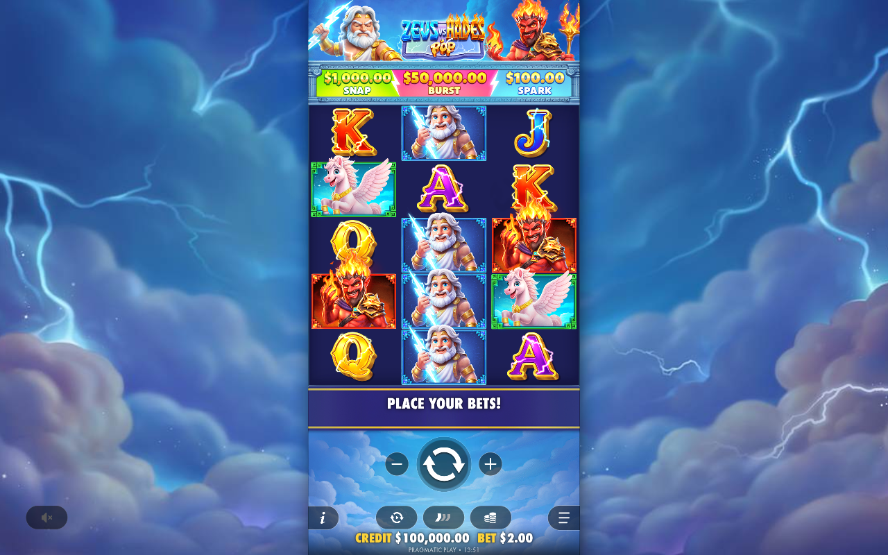 Zeus vs Hades POP base game