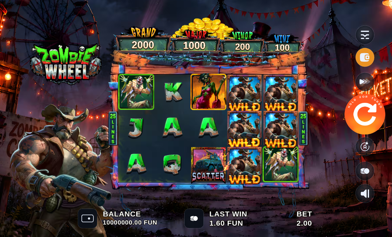 Zombie Wheel gameplay