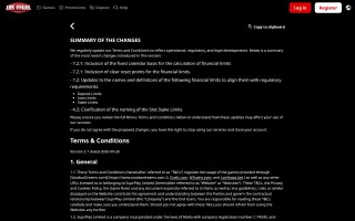 Los Vegas Casino – Terms and conditions