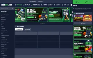 Best Odds Casino – Home page
