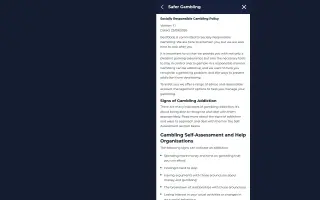 Best Odds Casino – Safer gambling tools