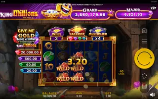 Give Me Gold: Mine n’ Shine POWER COMBO King Millions – Winning spin