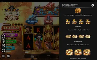 Riptide Pirates 3: Cannons Hot! – Paytable