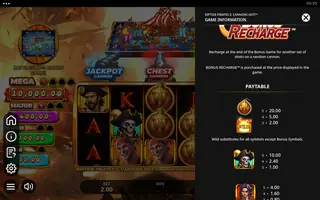 Riptide Pirates 3: Cannons Hot! – Paytable