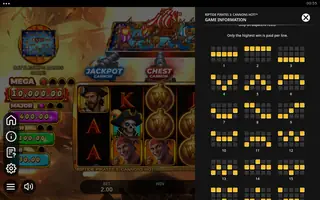 Riptide Pirates 3: Cannons Hot! – Paytable