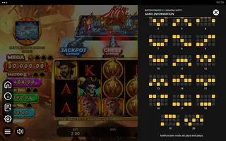 Riptide Pirates 3: Cannons Hot! – Paytable