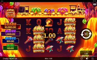 Blazing Bonanza Rush Express – Winning spin