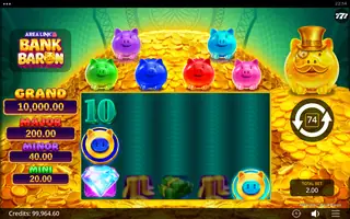 Area Link Bank Baron – Feature in play