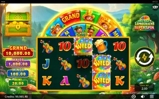 Area Build’R Leprechauns Super Spin – Feature in play