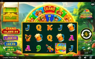 Area Build’R Leprechauns Super Spin – Feature in play