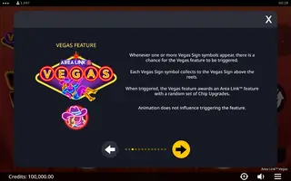 Area Link Vegas – Game rules