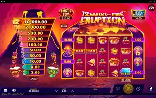 12 Masks of Fire Eruption Prize Flow – Base game