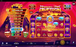 12 Masks of Fire Eruption Prize Flow – Winning spin