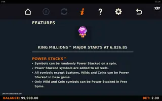 Links of Ra CASHINGO King Millions – Game rules