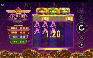 Scarab Rush Power Combo – Winning spin